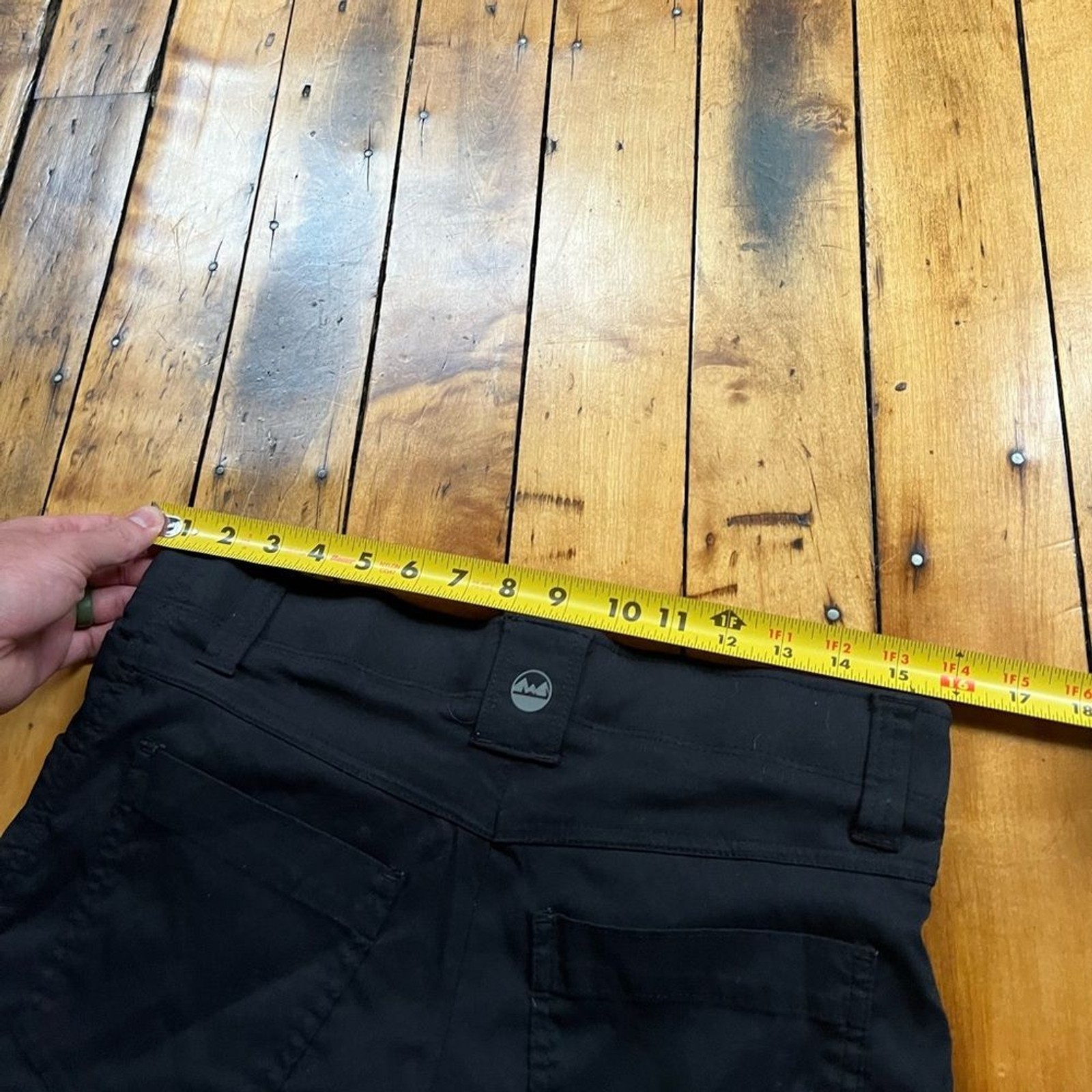 Wrangler ATG Men’s 32x32 Cargo Pants Black Hiking Stretch Utility Outdoors Flaw*