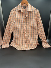 Banana Republic Men  s Dress Shirt Medium 15-15.5 / 33-34 Orange