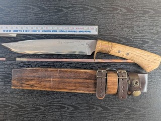 Outdoormesser aus Japan Bowie Ichimonji Mitsuhide Sakai