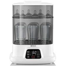 Baby Bottle Steri-lizer and Dryer, 10 Bottles Large Capacity, 4 in 1 Electric...