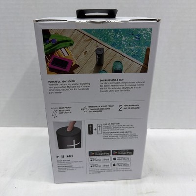 Ultimate Ears MEGABOOM 4 Portable Wireless Bluetooth Speaker