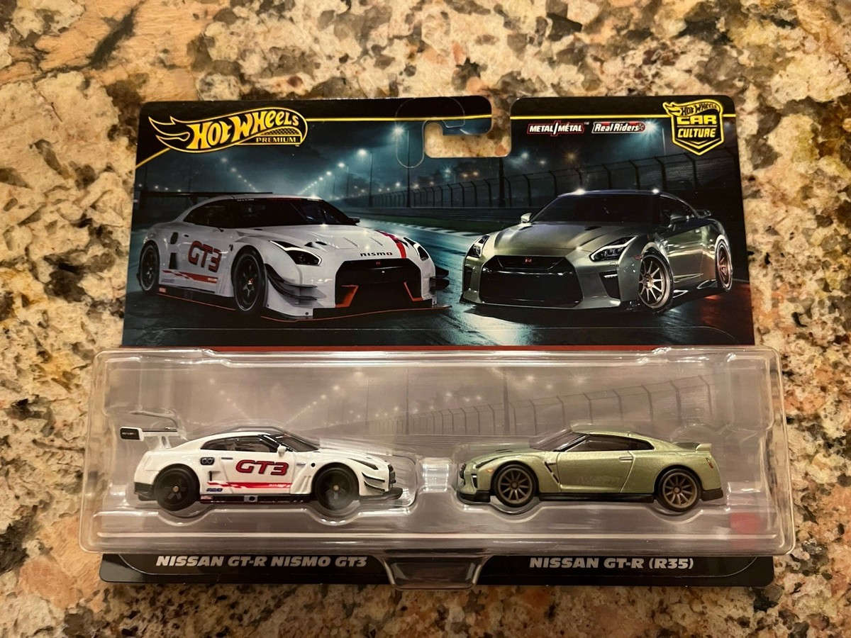 2025 Hot Wheels 2 Pack Nissan GT-R Nismo GT3 , Nissan GT-R (R35