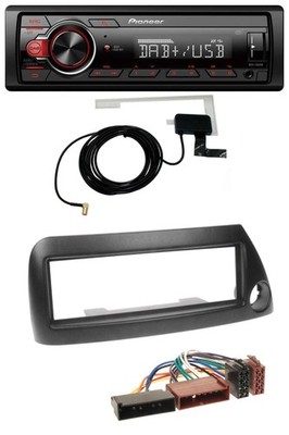 Pioneer 1DIN MP3 DAB USB AUX Autoradio für Ford Ka (bis 2008) - schwarz