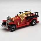 Vintage Hot Wheels Old Number 5 Red Fire Engine Truck 1980 Hong Kong