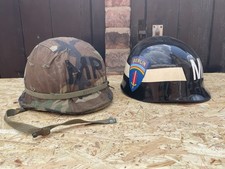 RARE 287th MP CO US Berlin Brigade Named M1 Helmet & Liner East West Germany USA