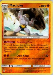 Machoke 64/145 Reverse Holo - Sun & Moon: Guardians Rising