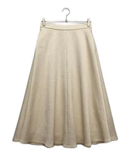 MICHEL KLEIN                    Matelasse Flare Skirt Flare Skirt Long Skirt Ski