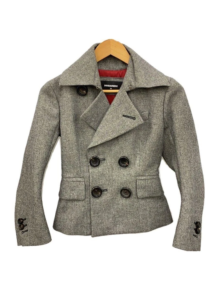 DSQUARED2 altra giacca 36 lana grigia usata
