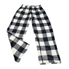 Kids Girls Boys Plaid Cozy Pull On Pajama Pants Sleepwear Large Size 10/12
