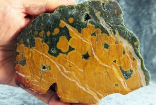 💎💎💎 TOP 💎💎💎XXL Ozean Jaspis Scheibe Madagaskar 💎💎💎508