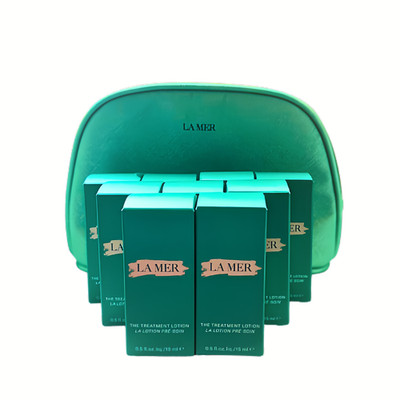 LA MER The Treatment Lotion 15ml - 9 Bottles - Gift with Purchase LA MER Bag NEW
