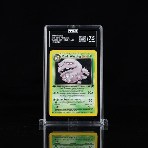 Dark Weezing (1st Edition) graded TAG 7.5 for sale on eBay