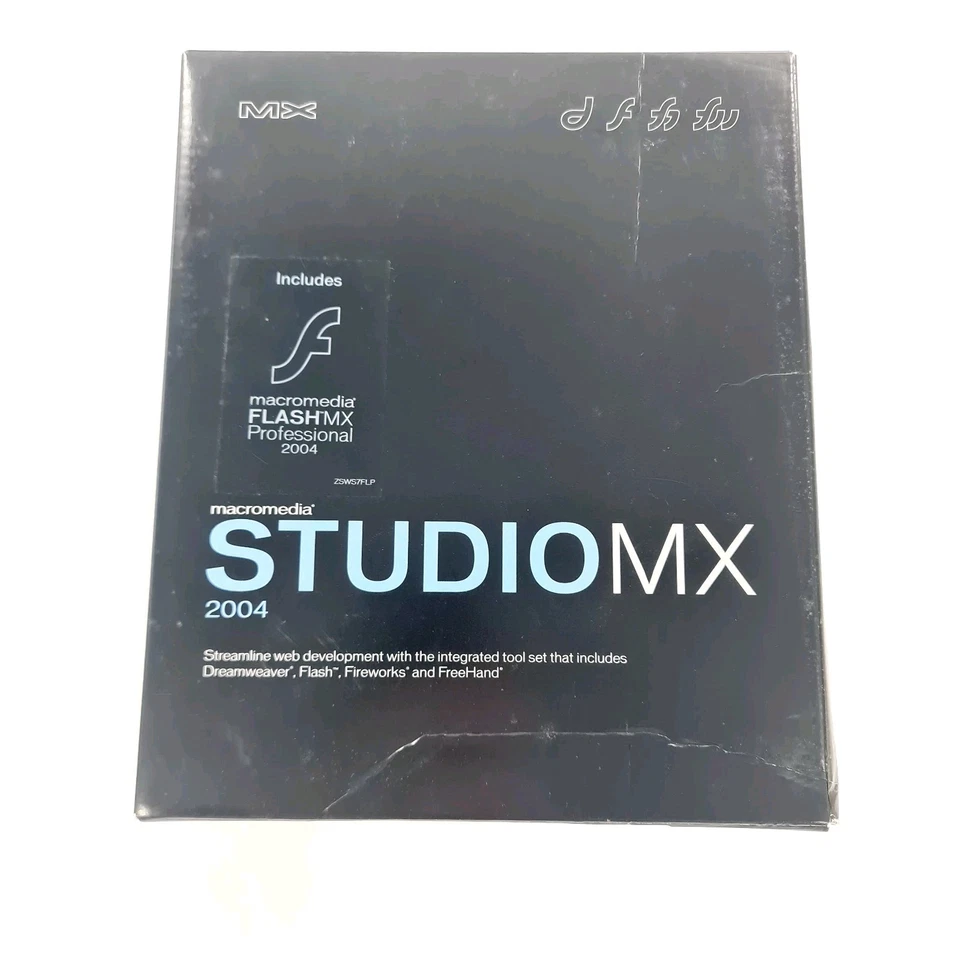 Macromedia Studio MX 2004 For Mac & PC Inc FlashMX Professional 2004 Software - Image 2 of 4