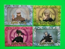 Lot Of 4 Cybercel 2023 Jujutsu Kaisen Series 1 First Edition JJK 01-04 UNSCANNED