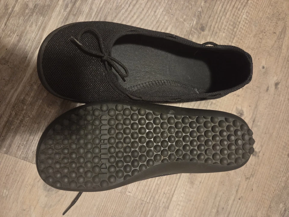 Leguano Damen Ballerinas Slip-On Stoff mit Schleife Schwarz EU 36 rund - Bild 2 von 3