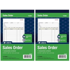 3-Part Carbonless Sales Order Book Set | 50 Sets, Customized for Your Business