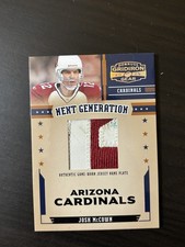 Josh McCown 2005 Donruss Gridiron Gear Next Generation Dirty Patch /25 GU Jersey