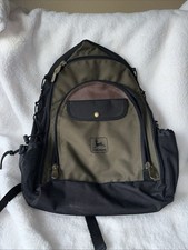 John Deere Backpack Green Black Laptop School Work Travel Outdoor Bag