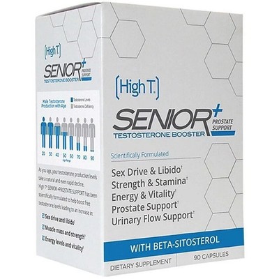 High T Senior+ Testosterone Booster for Men 50+ | Energy Libido Prostate Support