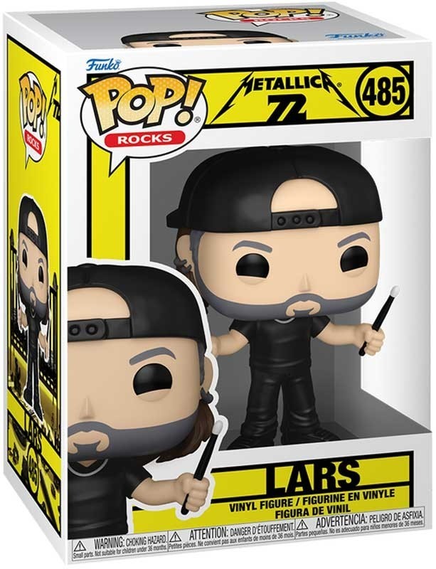 Funko POP! Rocks Metallica 72 Lars #485 Vinyl Figure