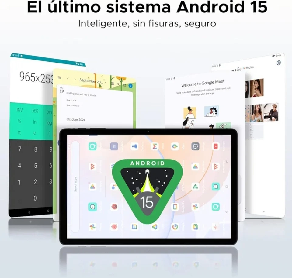 DOOGEE Tab A9 Pro+ Tablet Android 15, Tablet 11 Pulgadas 30GB+ 128GB/2TB, Baterí - Imagen 4 de 4