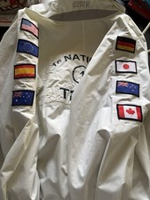 Vintage 2007 Americas Cup Oracle BMW Jacket Henri Lloyd Signal Flags medium