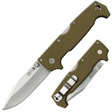 Cold Steel Knives SR1 Lockback 62L CPM S35VN Steel OD Green G10