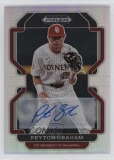 2022 Panini Prizm Draft Picks Silver Prizm Auto Peyton Graham #PDP51 Auto 1k5
