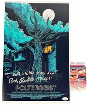 Oliver Robins signed 12x18 Poster Robbie Freeling Poltergeist JSA Authentication