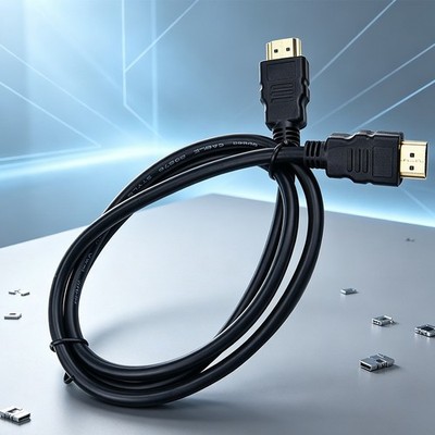 Für Raspberry Pi 3B+ 3B HD Video Anschlusskabel 1m vergoldet HD auf HD