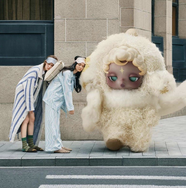 Authentic POPMART Skullpanda You Found Me Series Sandman Plush Doll Pendant