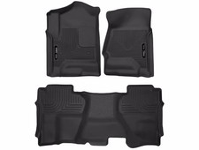 Husky X-act Contour Mat Fits 14-19 Silveradosierra 1500 Dbl Cab Frt2nd 3p Blk Husky X-act Contour Mat Fits 14-19 Silveradosierra 1500 Dbl Cab Frt2nd 3p Blk