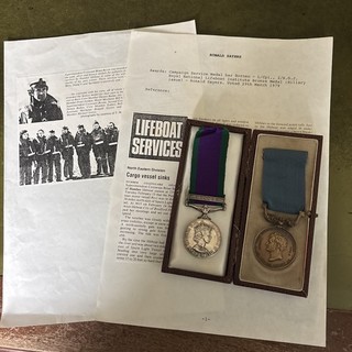 RNLI LIFEBOAT MEDAL PAIR