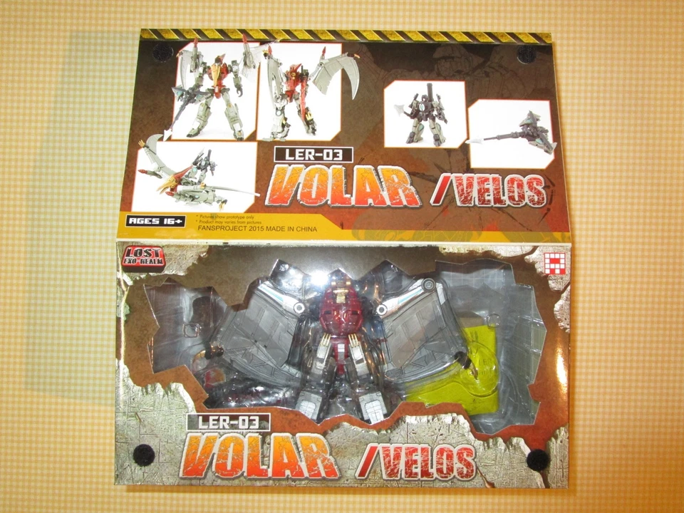 Fansproject Transformers 3rd Party LER-03 VOLAR & VELOS (RED Swoop & Minicon) - Image 3 of 4