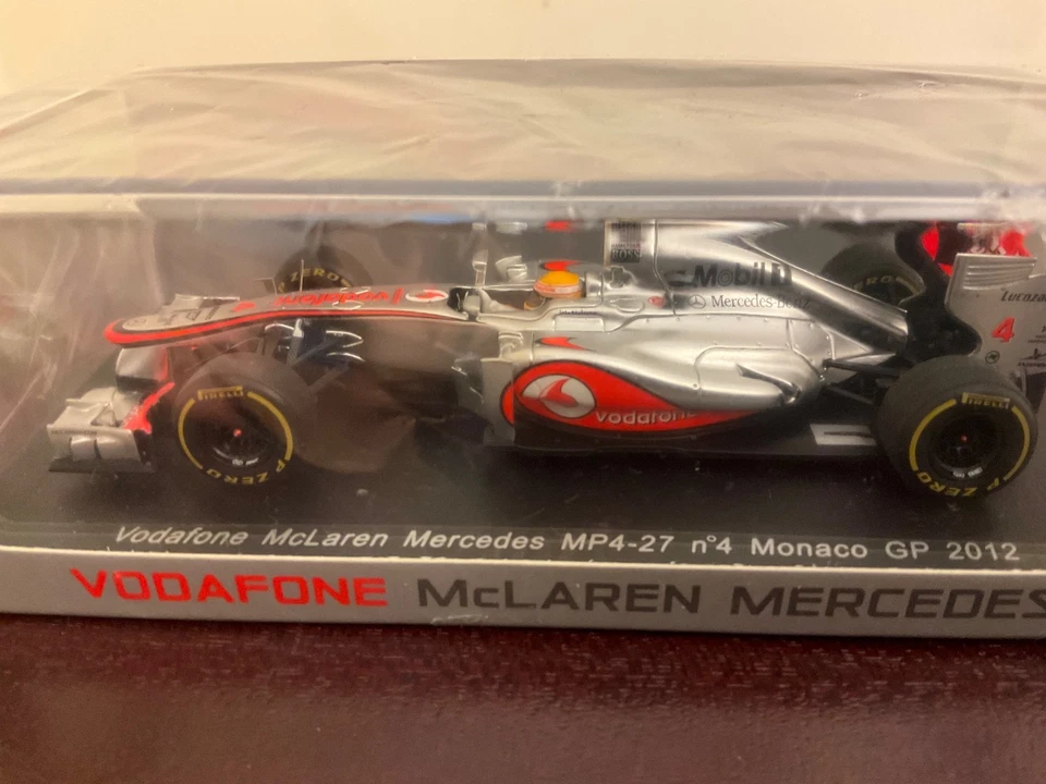 Spark McLaren F1 MP4-27 #4 Lewis Hamilton Monaco GP 2012 1:43 Sealed Rare - Image 2 of 3