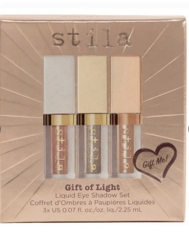 STILA REGALO DE LA LUZ LÍQUIDA SOMBRA DE OJOS TRÍO (minis) - Nuevo en caja Foto 2 de 4