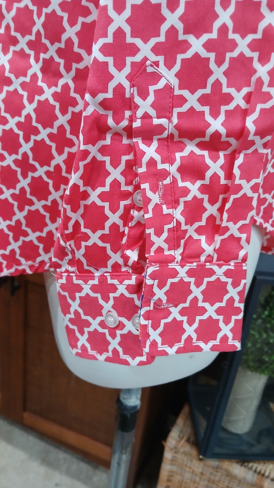 RUBY Rd. Moroccan Tile Print Wrinkle Resistant Co… - image 4