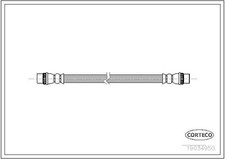 Flexible de frein Peugeot 208