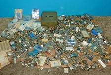 11lbs Lot Assorted Ham Radio & Other Crystals~ Oscillators Etc. Huge Lot!