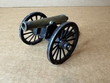Penn Craft USA Cast Iron Brass Toy Cannon Miniature Vintage Made in USA Cool