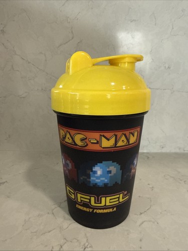 G Fuel Pac-Man Ghost Gang Lenticular Collector's Shaker Cup ONLY 16 oz Bottle