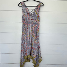 Anthropologie Women’s Small Geometric Bohemian Fit and Flare Dress