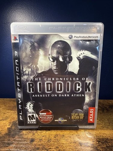 PS3 Chronicles Of Riddick Game Clean CIB NM Disc Complete Stealth Action