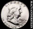1962 Franklin Half Dollar- Silver- Choice Gem Brilliant Unc Luster #J4182