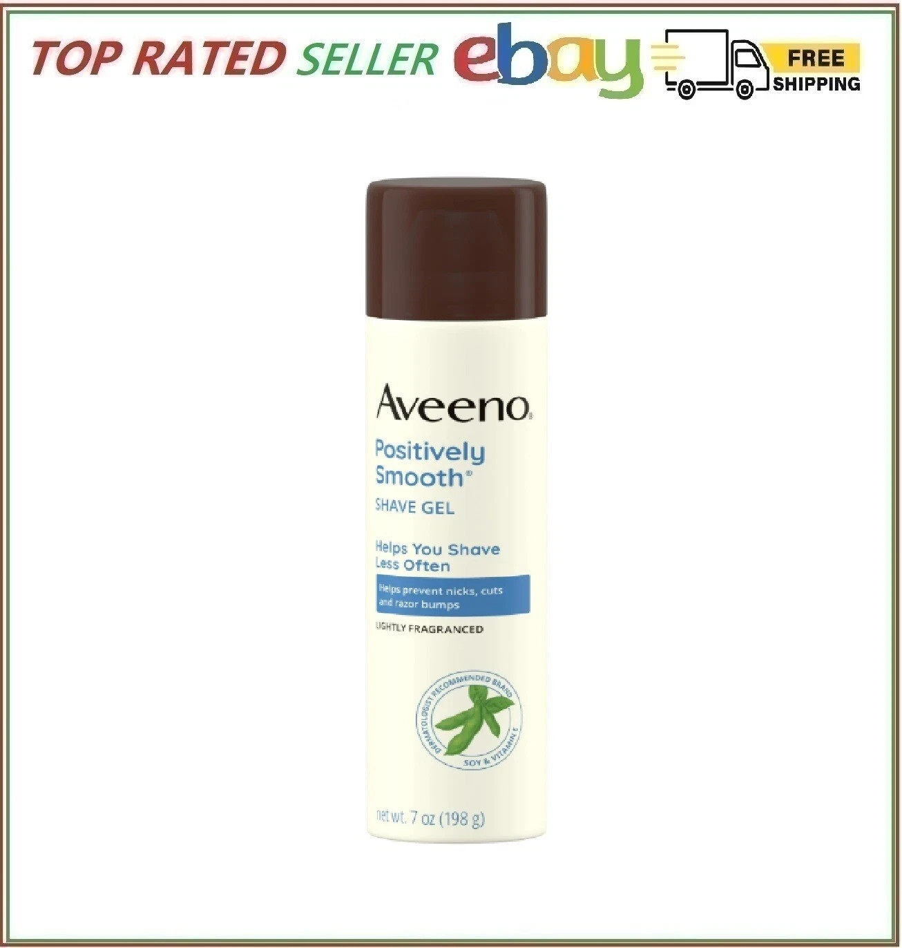 Aveeno Positively Smooth Moisturizing Shaving Cream, Shave G