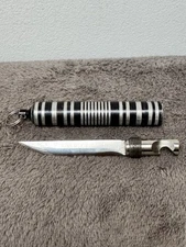 Vintage KNIFE Soviet Knife Barrel With an Opener Beer HANDMADE USSR