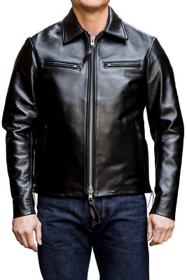 Premium Genuine Leather Jacket with Unique Character Casual Premium Genuine Leather Jacket with Unique Character Casual