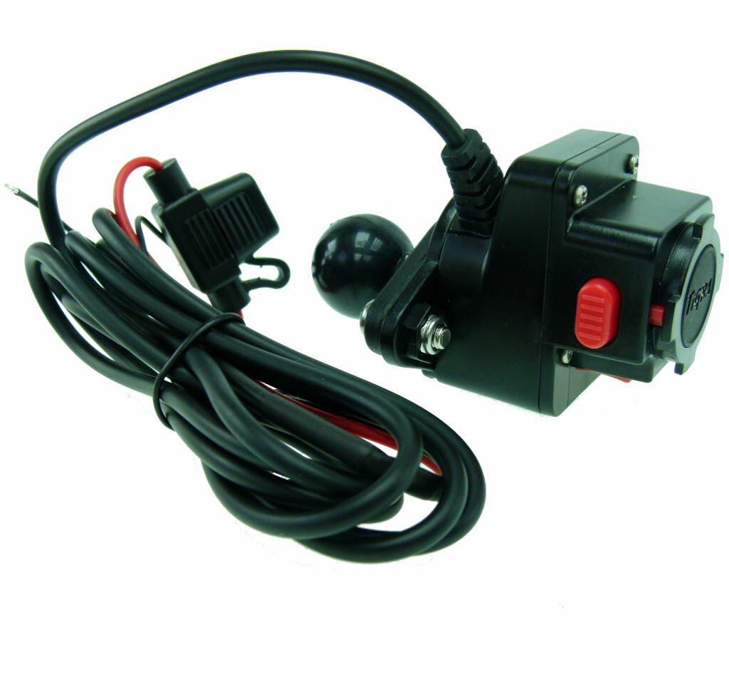 Details zu Hardwire Betrieben Motorrad 20.5-24.5mm Vorbau Halter Für TiGRA BikeCONSOLE Case Verkauf Versandhandel