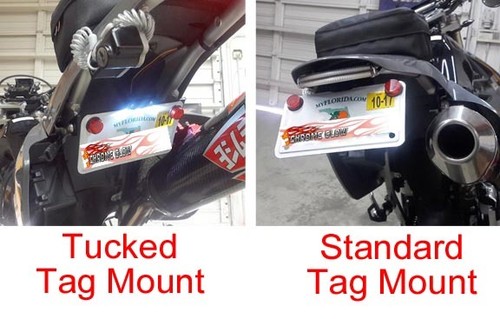Suzuki DR-Z400 SS Integrated LED Light Bar Fender Eliminator; Smoke Lens - Bild 5 von 7