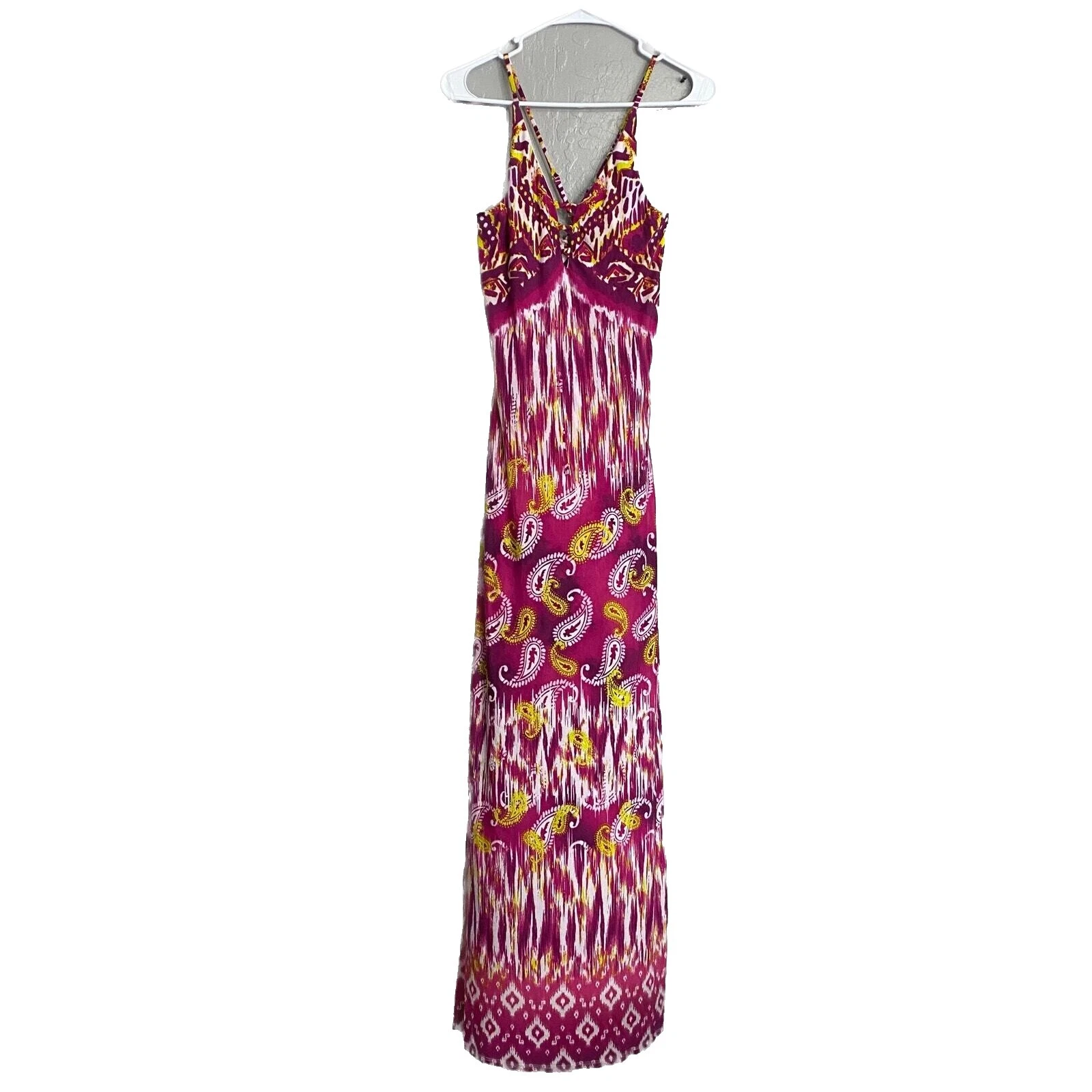 Paisley Sleeveless Dresses Size Tall for Women
